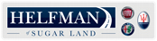 helfman fiat maserati of sugarland logo, links to helfman fiat of sugarland website.